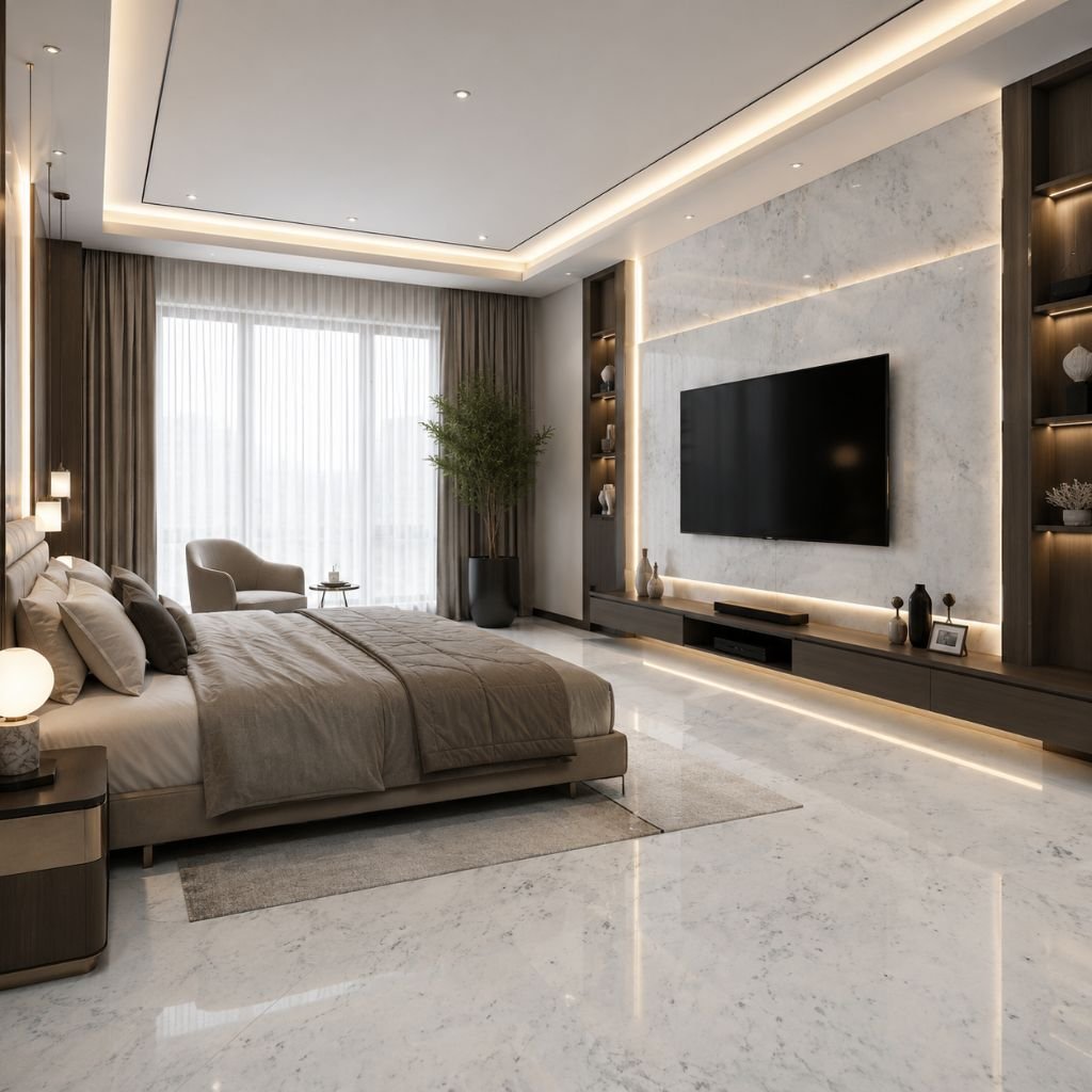 Indian marble flooring