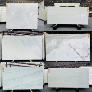imported white marble