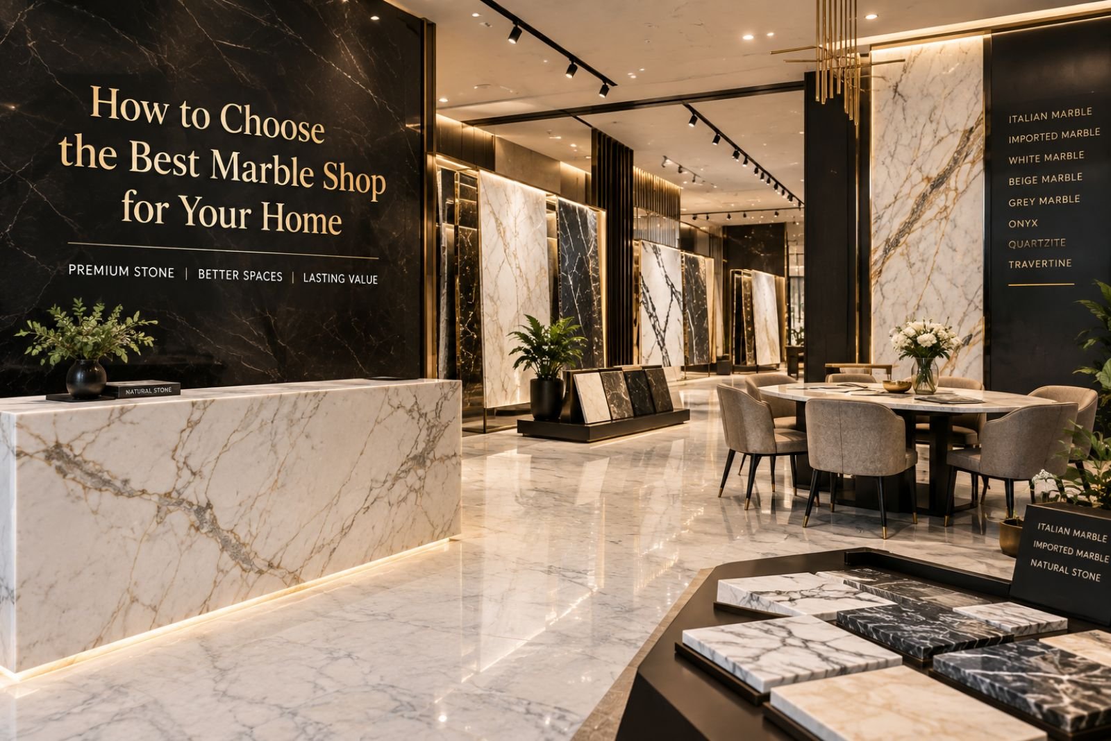 How to Choose the Best Marble Shop for Your Home