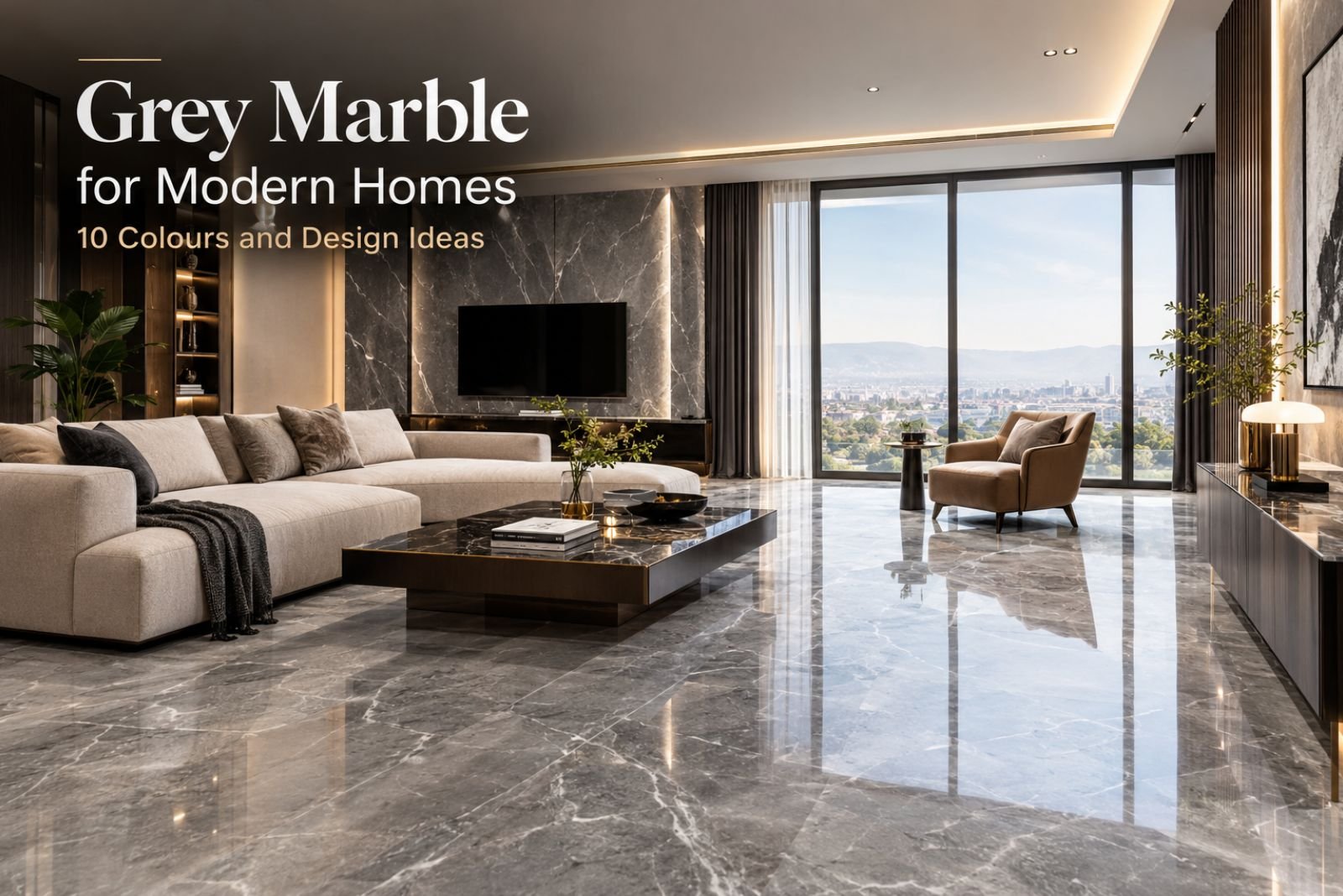Grey Marble for Modern Homes: 10 Colours and Design Ideas